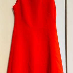 Ivanka Trump Red Sleeveless Fit-and-Flare Dress
